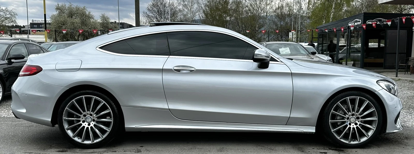 Mercedes-Benz C 220 AMG LINE PANO BURMESTER HUD BLIND SPOT EU6B | Mobile.bg � ����������� 4