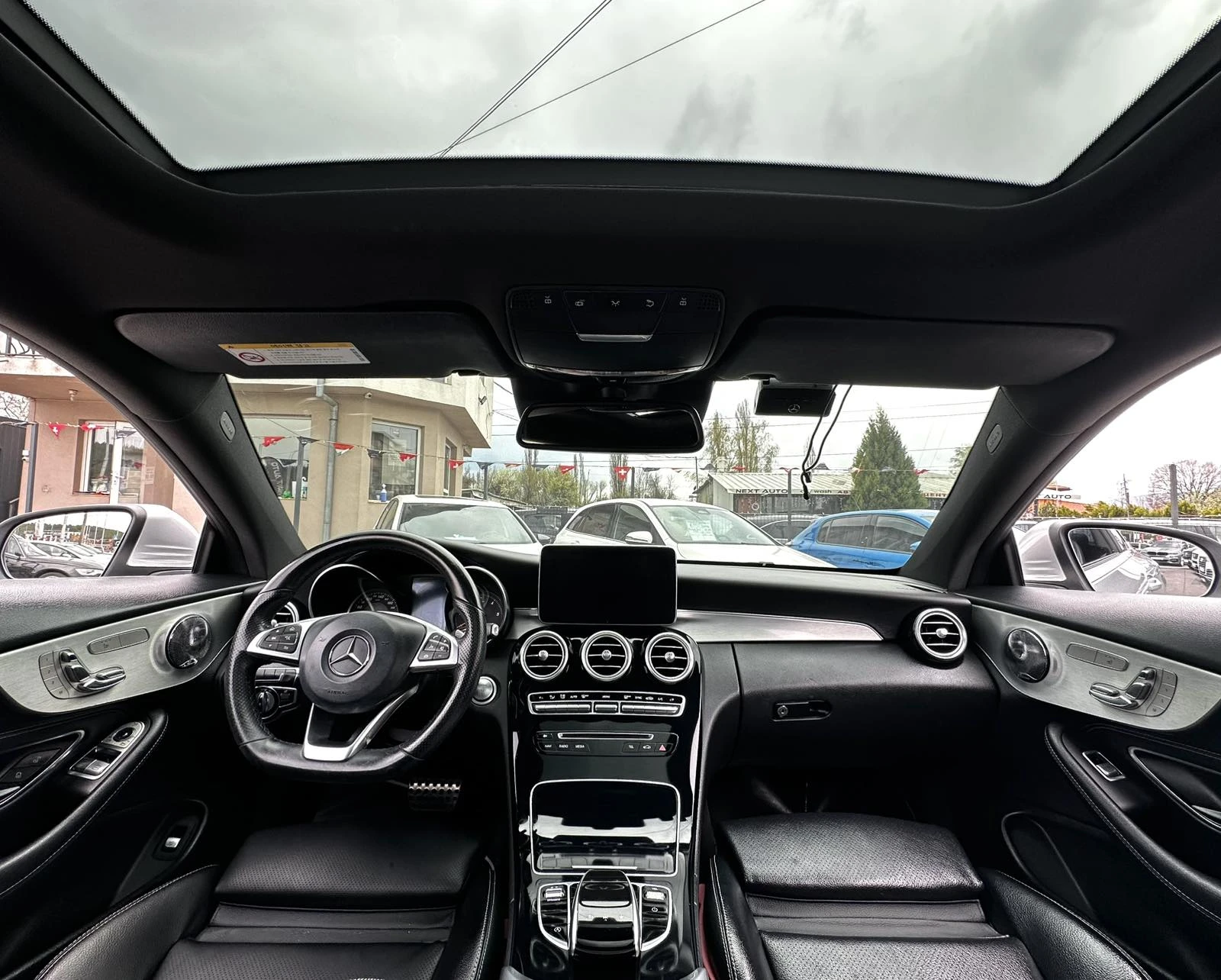 Mercedes-Benz C 220 AMG LINE PANO BURMESTER HUD BLIND SPOT EU6B | Mobile.bg � ����������� 9
