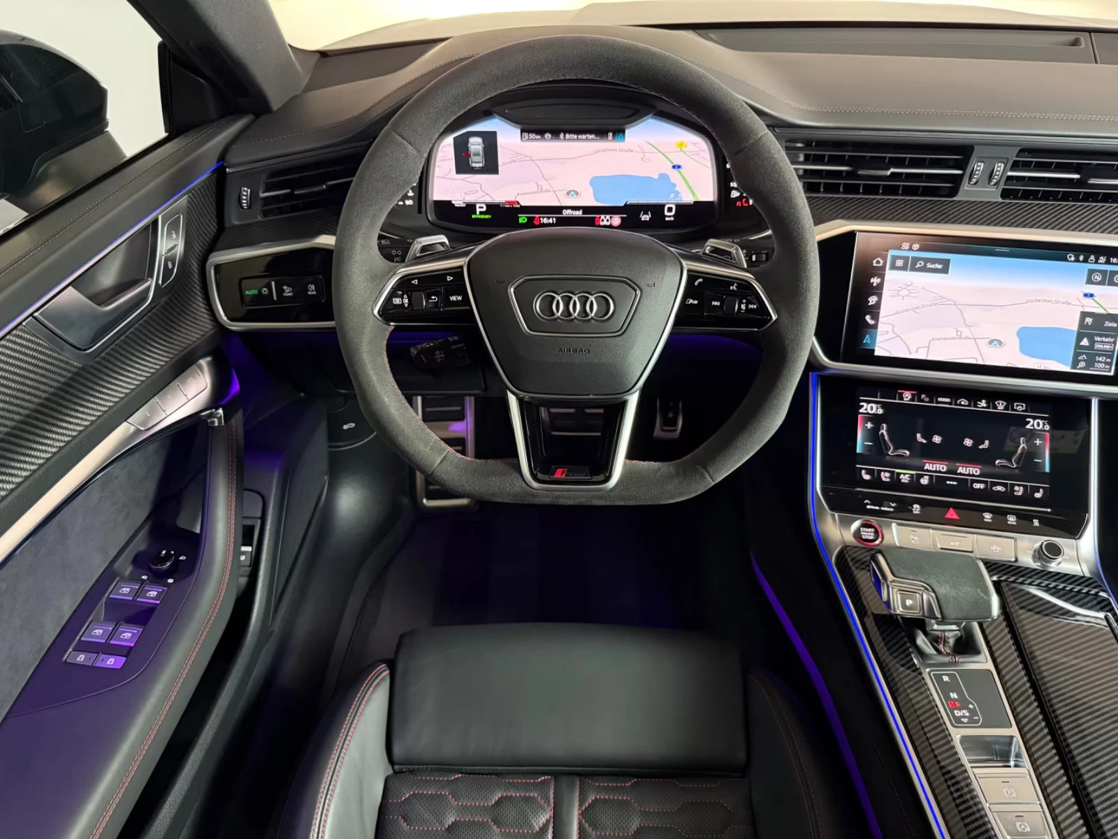 Audi Rs7 SPORTBACK/600HP/PANO/360/HUD/B&O/VENT/797z, снимка 10 - Автомобили и джипове - 55706829