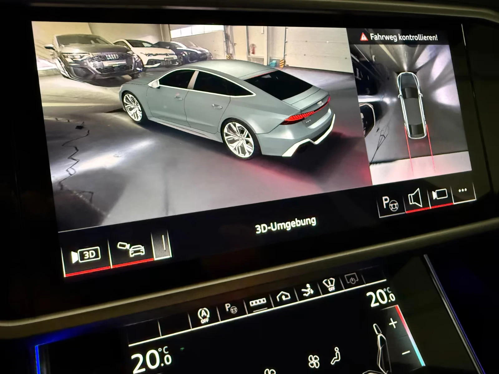 Audi Rs7 SPORTBACK/600HP/PANO/360/HUD/B&O/VENT/797z, снимка 15 - Автомобили и джипове - 55706829