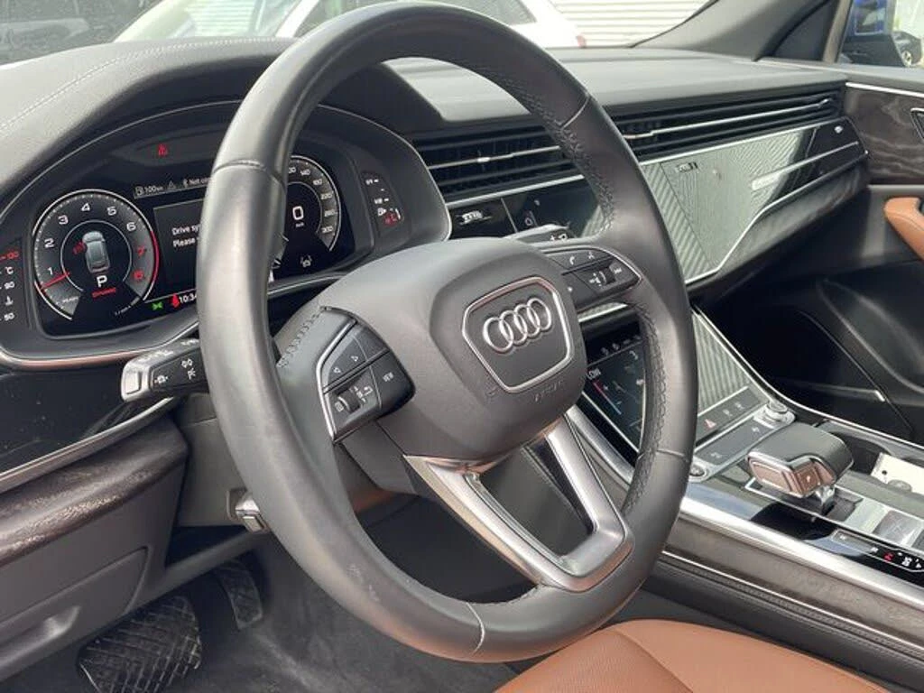 Audi Q8 55TFSI* MATRIX* S* LINE* ОБДУХВАНЕ* 360КАМЕРА* , снимка 8 - Автомобили и джипове - 55301715