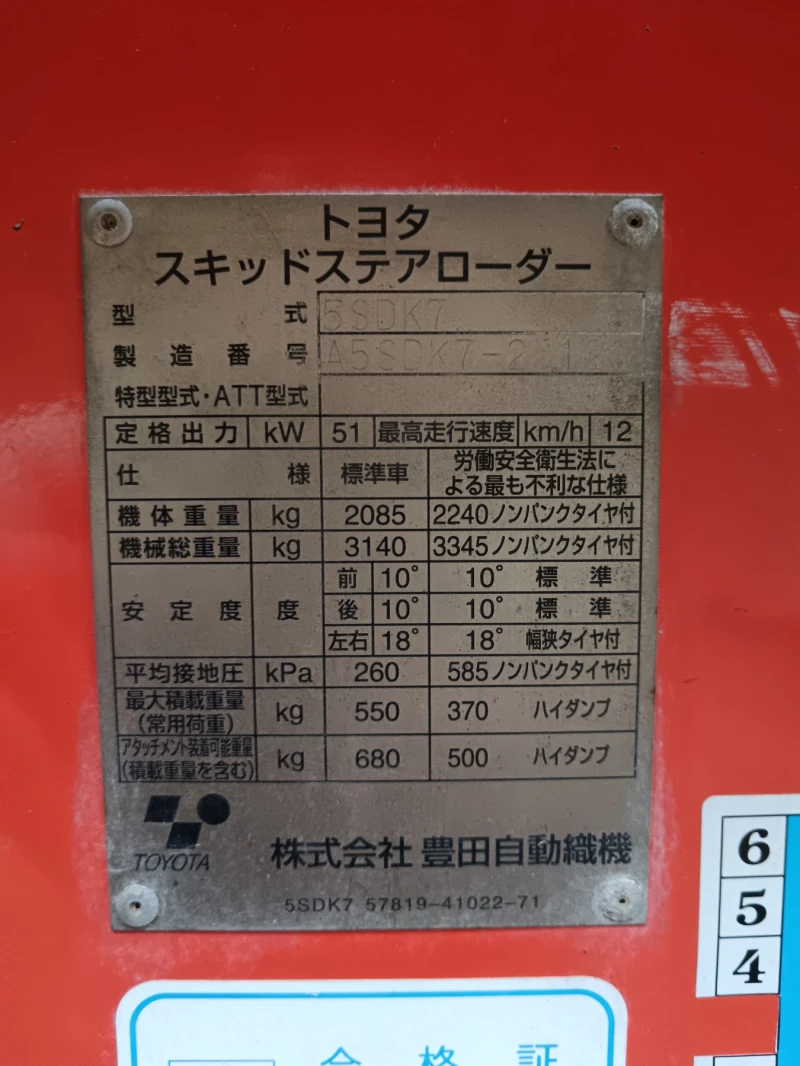 Мини челни товарачи Друга Toyota Jobsun, снимка 2 - Индустриална техника - 53079026