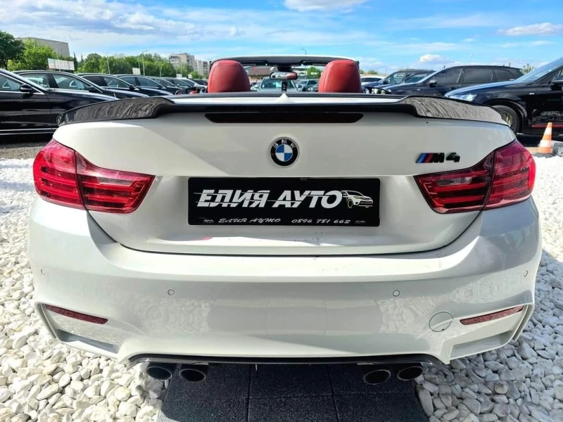 BMW M4 КАБРИО TOP FULL ЧЕРВЕНА КОЖА ЛИЗИНГ 100%, снимка 8 - Автомобили и джипове - 45389053