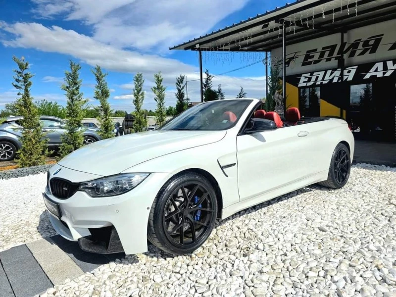 BMW M4 КАБРИО TOP FULL ЧЕРВЕНА КОЖА ЛИЗИНГ 100%, снимка 5 - Автомобили и джипове - 45389053