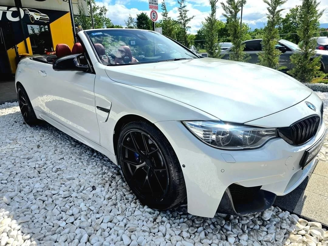 BMW M4 КАБРИО TOP FULL ЧЕРВЕНА КОЖА ЛИЗИНГ 100%, снимка 1