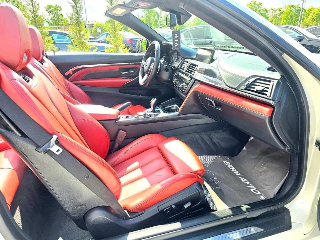 BMW M4 ÊÀÁÐÈÎ TOP FULL ×ÅÐÂÅÍÀ ÊÎÆÀ ËÈÇÈÍà 100% | Mobile.bg — èçîáðàæåíèå 15
