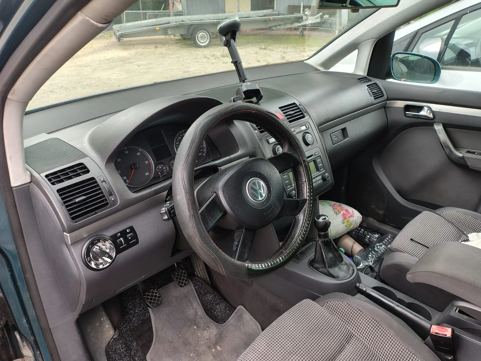 VW Touran 1, 9ТДИ!ЦЯЛ ЗА ЧАСТИ!!!БЕЗ ДОКУМЕНТИ! ФАКТУРА!!! , снимка 6 - Автомобили и джипове - 54996542