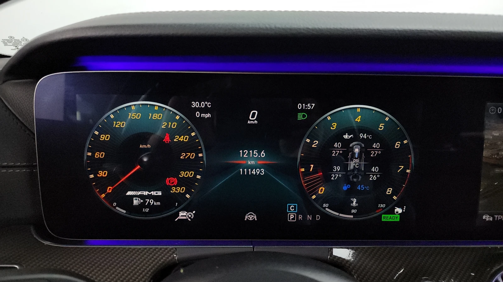 Mercedes-Benz GT 63 AMG S OPTIC* 360* HUD* DIS* ОБДУХ* КРАЙНА ЦЕНА, снимка 8 - Автомобили и джипове - 55240573
