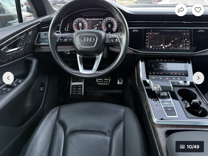 Audi Q7 3.0T* 360КАМЕРА* ПАНОРАМА* LANE* ASSIST* , снимка 7 - Автомобили и джипове - 52670950