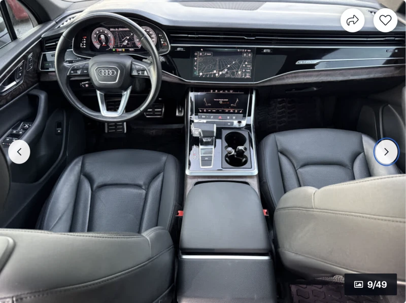 Audi Q7 3.0T* 360КАМЕРА* ПАНОРАМА* LANE* ASSIST* , снимка 6 - Автомобили и джипове - 52670950