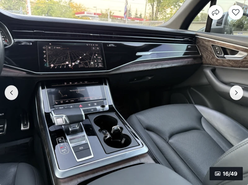 Audi Q7 3.0T* 360КАМЕРА* ПАНОРАМА* LANE* ASSIST* , снимка 10 - Автомобили и джипове - 52670950