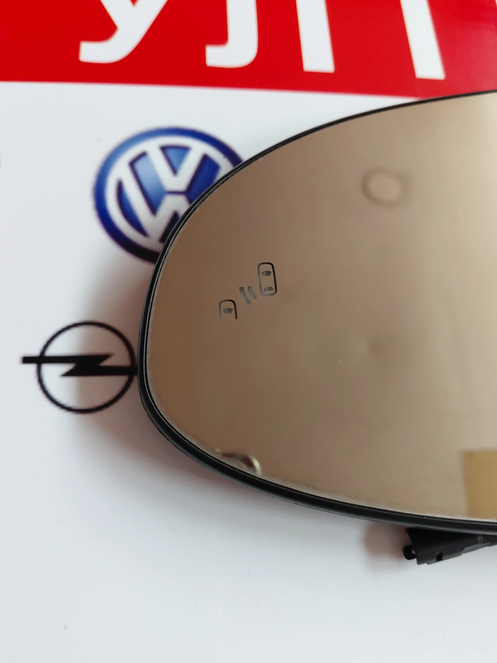 2222000290 Стъкло за ляво огледало с подгрев и мъртва зона TOYOTA C-HR 2122001004, снимка 5 - Части - 56081465
