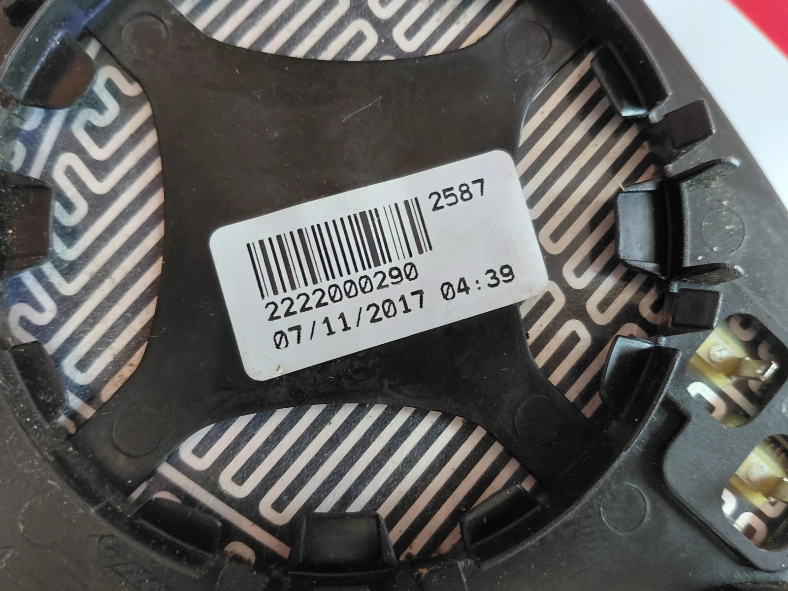 2222000290 Стъкло за ляво огледало с подгрев и мъртва зона TOYOTA C-HR 2122001004, снимка 2 - Части - 56081465