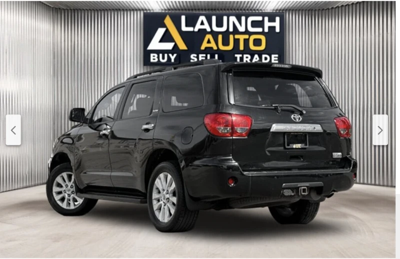 Toyota Sequoia PLATINUM* 5.7* V8* ПОДГРЕВ* КАМЕРА* КЕЙЛЕС, снимка 4 - Автомобили и джипове - 52835599
