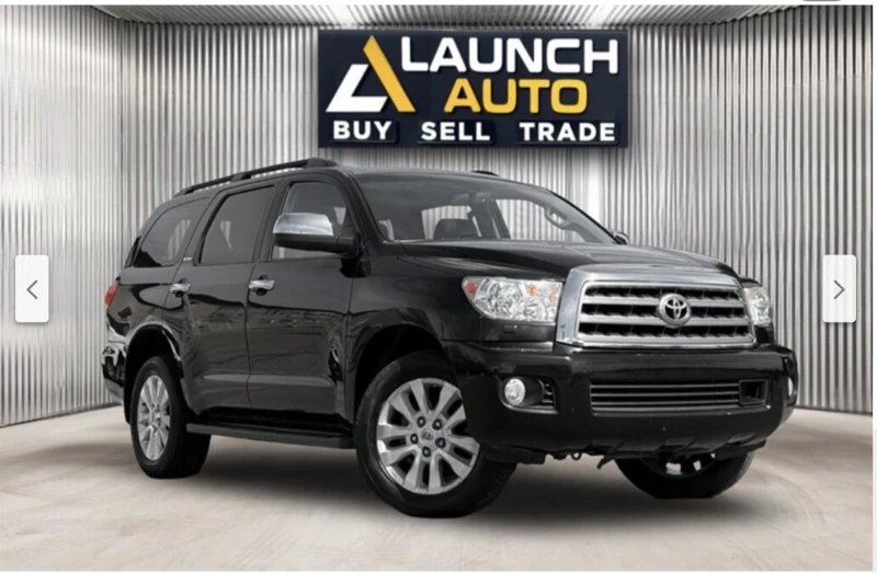 Toyota Sequoia PLATINUM* 5.7* V8* ПОДГРЕВ* КАМЕРА* КЕЙЛЕС, снимка 3 - Автомобили и джипове - 52835599
