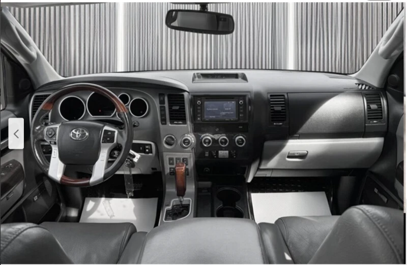Toyota Sequoia PLATINUM* 5.7* V8* ПОДГРЕВ* КАМЕРА* КЕЙЛЕС, снимка 7 - Автомобили и джипове - 52835599