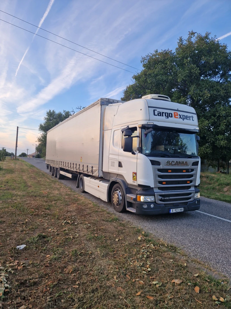 Scania R 450 euro 6 мега - композиция 2 бр., снимка 1 - Камиони - 47275370