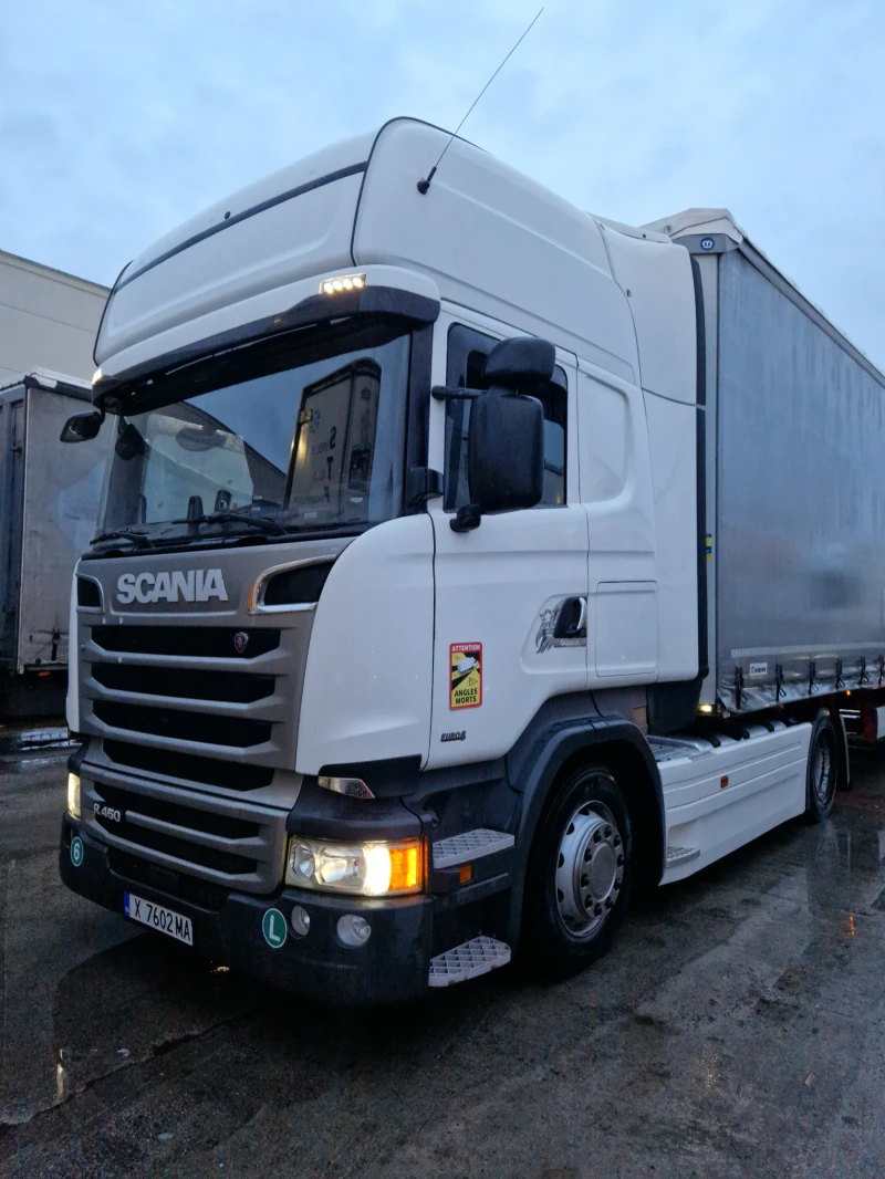 Scania R 450 euro 6 мега - 2 бр. /с нов ТАХОГРАФ/, снимка 2 - Камиони - 48617899