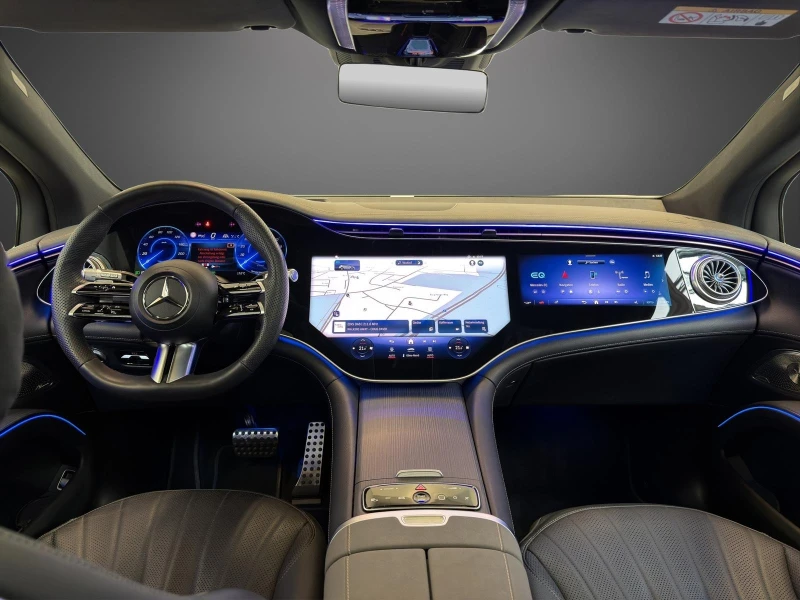 Mercedes-Benz EQS 580 4-MATIC SUV AMG HYPERSCREEN BURMESTER 7-МЕСТА, снимка 9 - Автомобили и джипове - 52393926