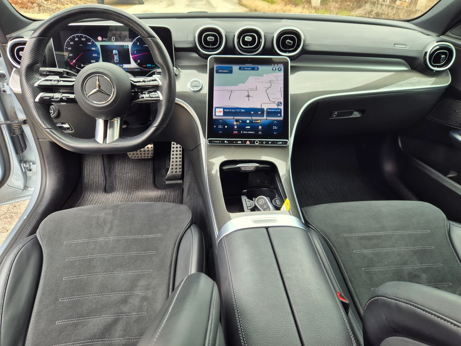 Mercedes-Benz C 220 D/AMG/9Gtronic/11.21г, снимка 12 - Автомобили и джипове - 53910710