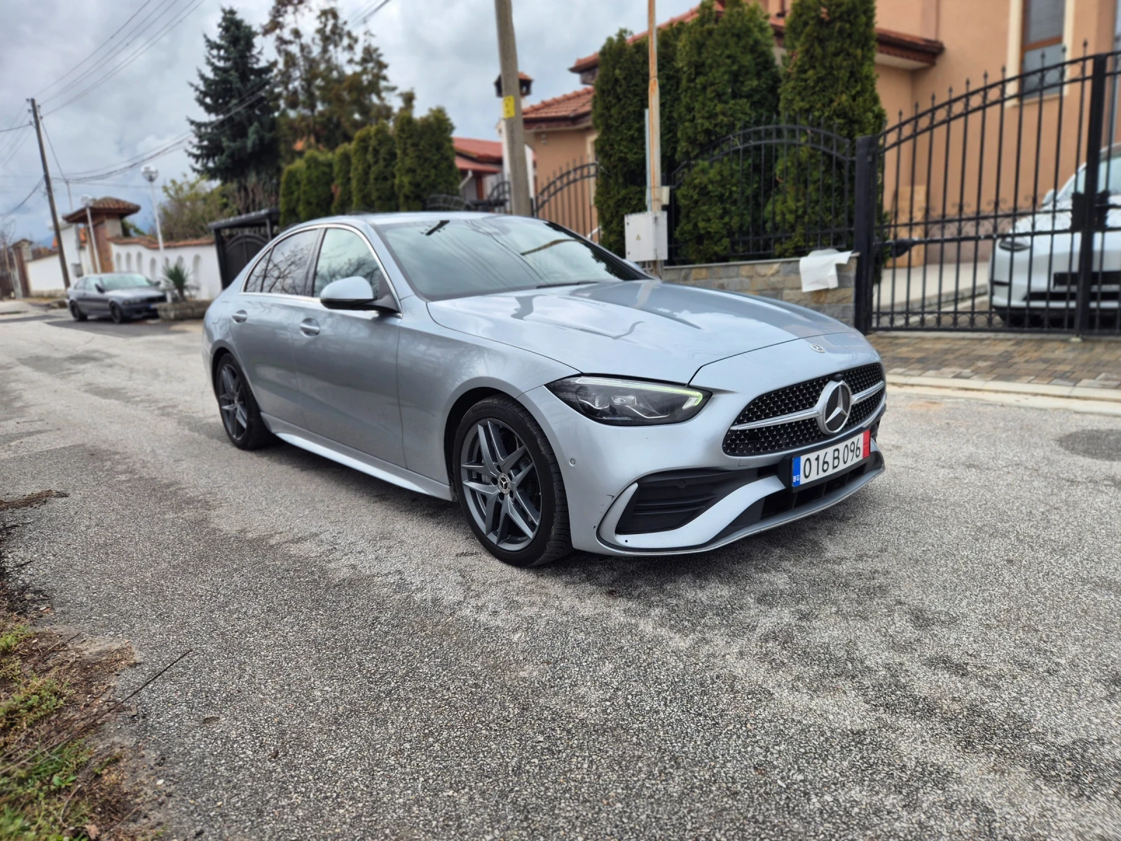 Mercedes-Benz C 220 D/AMG/9Gtronic/11.21г, снимка 2 - Автомобили и джипове - 53910710