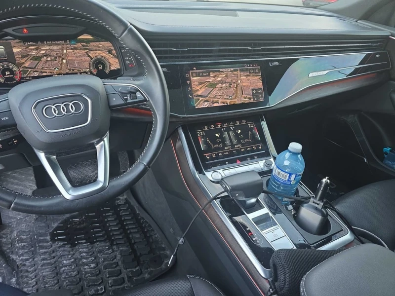 Audi Q8 2019 TECHNIK QUATTRO * БЕЗ ПЪРВОНАЧАЛНА ВНОСКА* , снимка 9 - Автомобили и джипове - 52959241