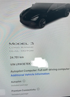 Обява за продажба на Tesla Model 3 DUAL MOTOR LONG RANGE ~39 900 EUR - изображение 7