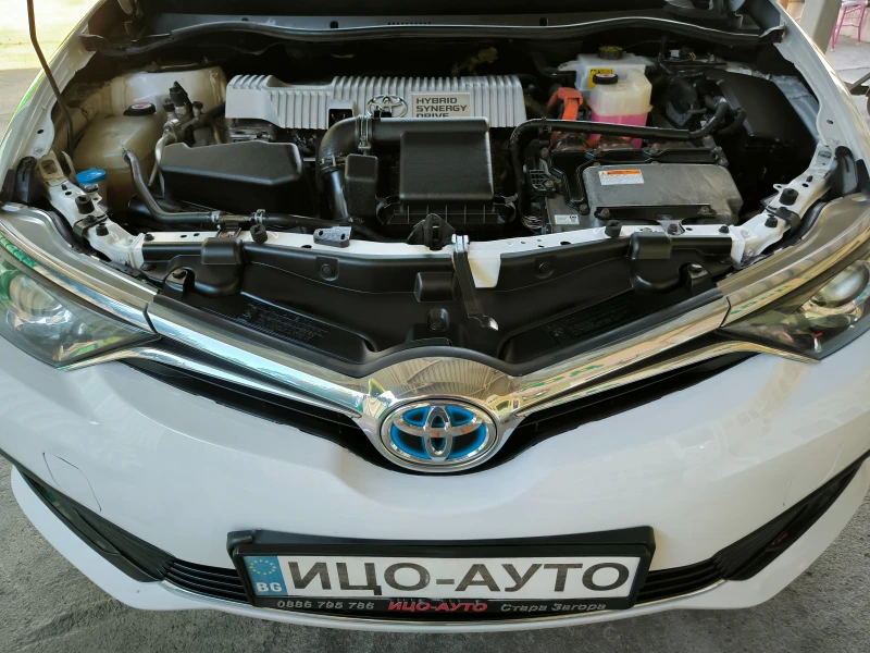 Toyota Auris 1, 8i-100k.c.АВТОМАТ, ХИБРИД, НАВИ, LED, КАМЕРА, Е, снимка 16 - Автомобили и джипове - 47392192