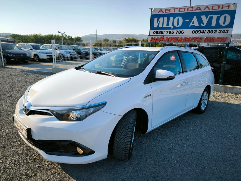 Toyota Auris 1, 8i-100k.c.АВТОМАТ, ХИБРИД, НАВИ, LED, КАМЕРА, Е, снимка 2 - Автомобили и джипове - 47392192