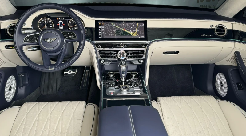 Bentley Flying Spur Azure V8, мултимедия, Naim, панорама, снимка 8 - Автомобили и джипове - 47774504