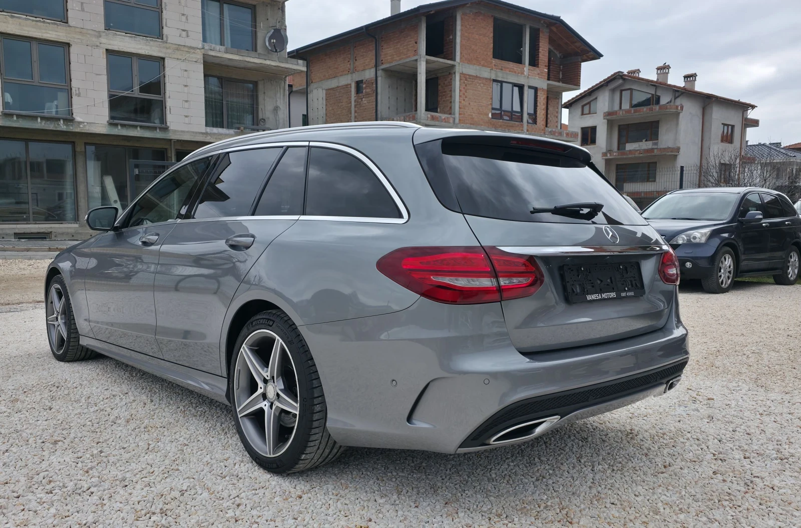 Mercedes-Benz C 220 FULL SERVICE AMG-Lein Панорама Навигация , снимка 4 - Автомобили и джипове - 53662546