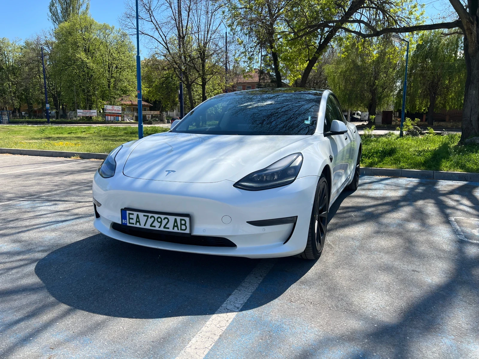 Tesla Model 3 Long range, снимка 3 - Автомобили и джипове - 54247951