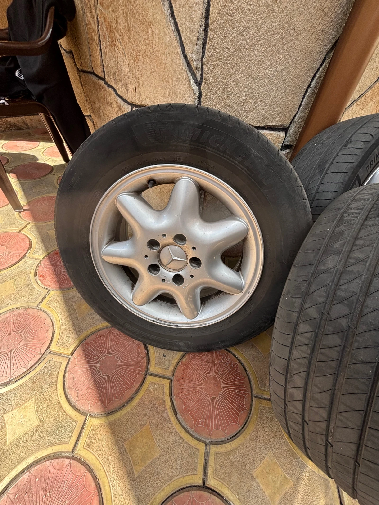 Гуми с джанти Michelin 120/60R15