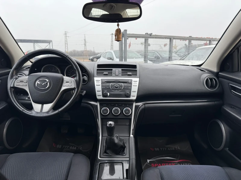 Mazda 6 2.0i* LPG* 201.000КМ* РЪЧКА* , снимка 12 - Автомобили и джипове - 49348323