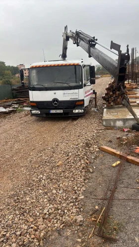 Mercedes-Benz Atego Самосвал и кран, снимка 4