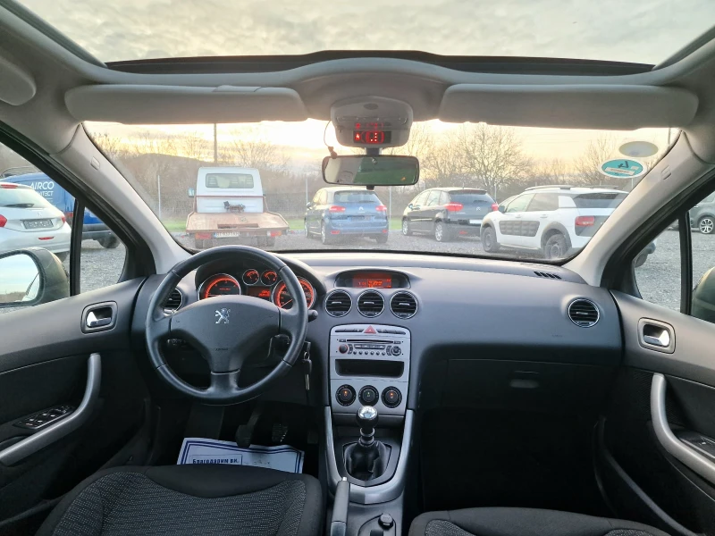 Peugeot 308 1.6HDI* ПАНОРАМА , снимка 13 - Автомобили и джипове - 52805108