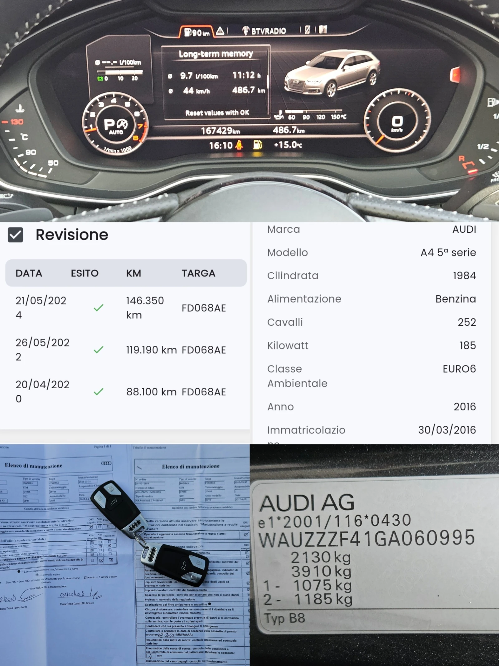 Audi A4 2.0i/Quattro/S-LINE/7��/LED/NAVI/������/EURO 6/��� | Mobile.bg � ����������� 12