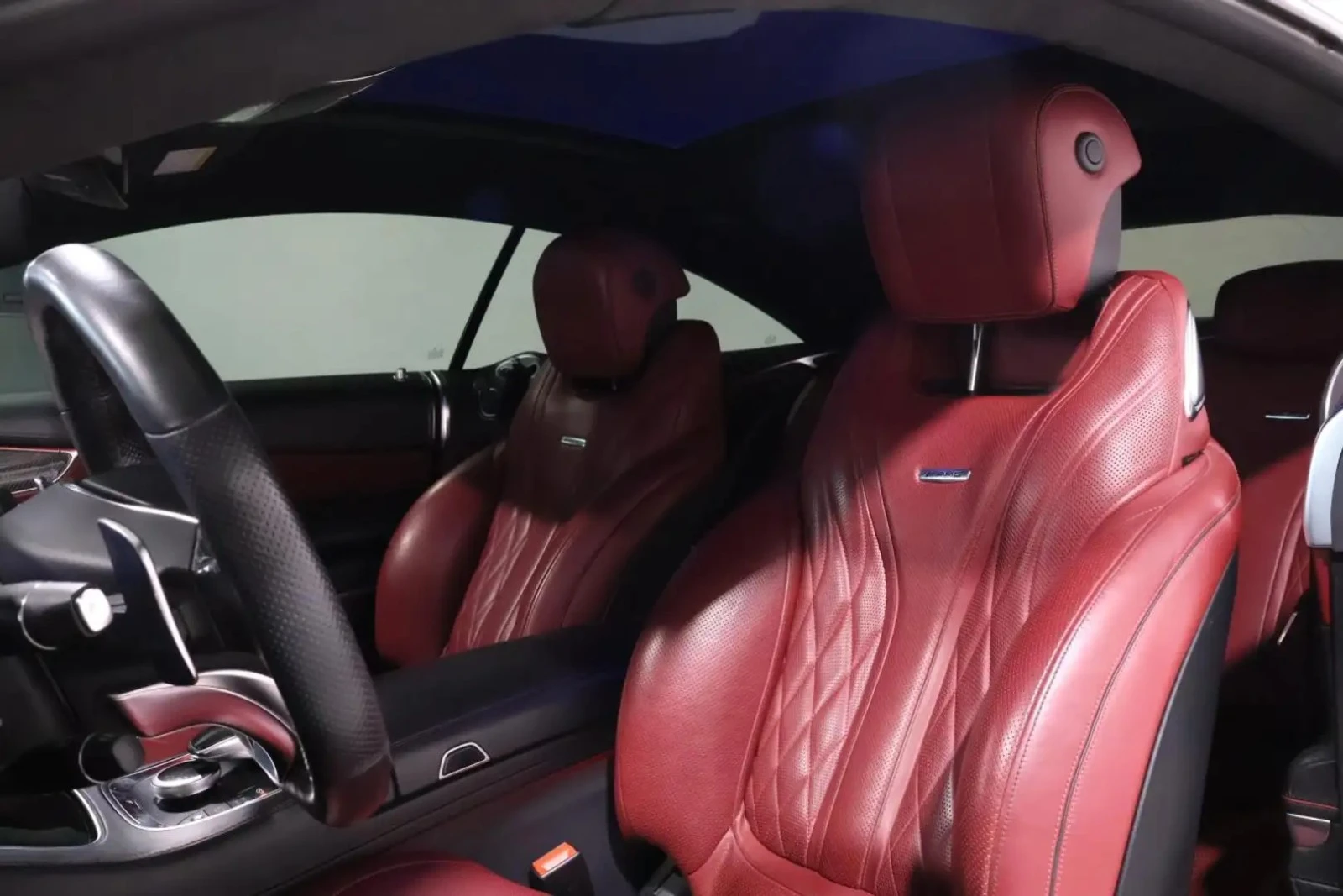 Mercedes-Benz S 63 AMG 4MATIC* Burmester* Massage* Дистроник* Червенакожа, снимка 12 - Автомобили и джипове - 55964360