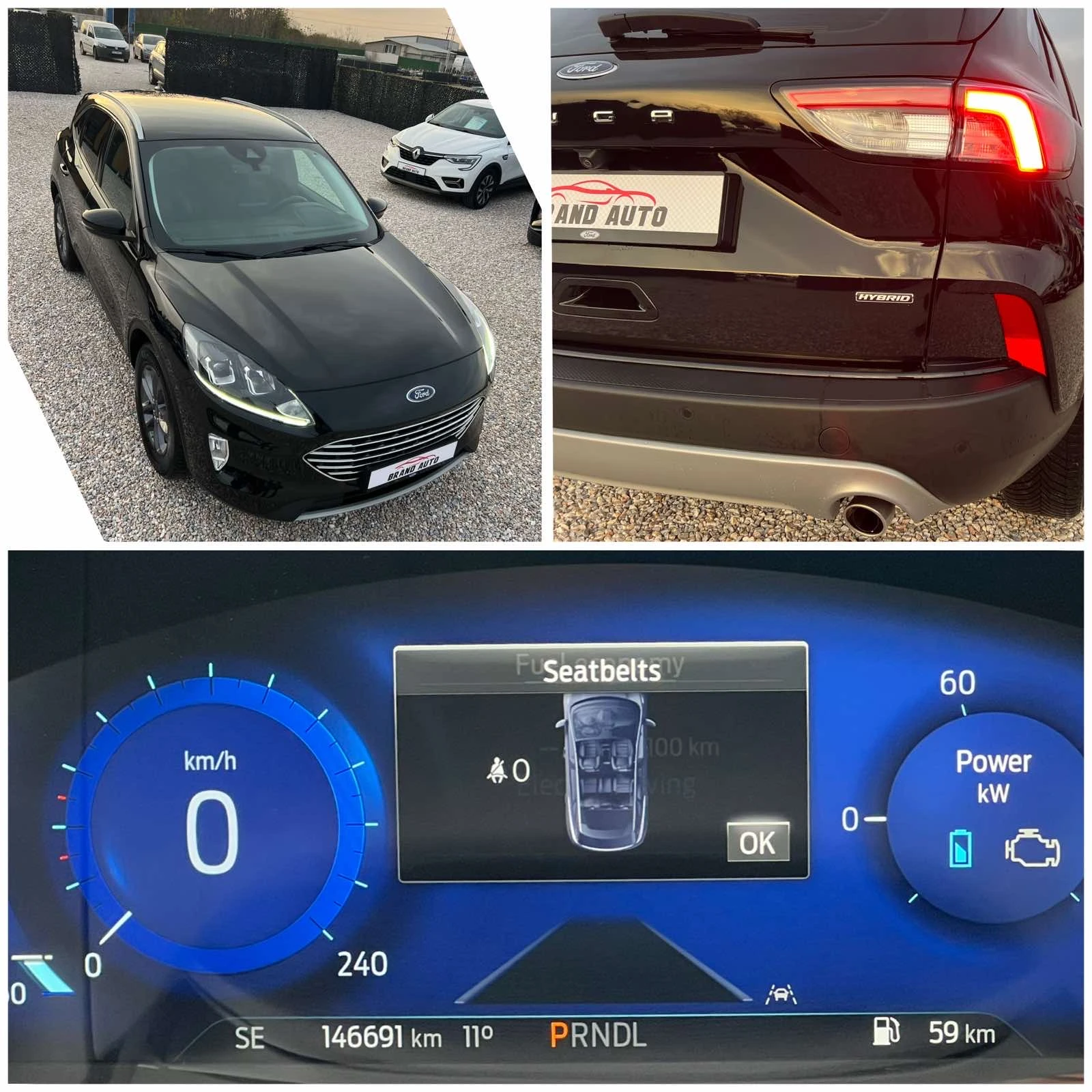 Ford Kuga 2.5 DURATEC 190k.c. * FHEV * TITANIUM, снимка 13 - Автомобили и джипове - 55866961