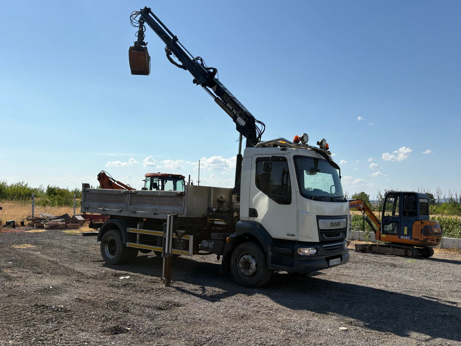 Daf 55 Самосвал с кран+ щипка, снимка 9 - Камиони - 55950985