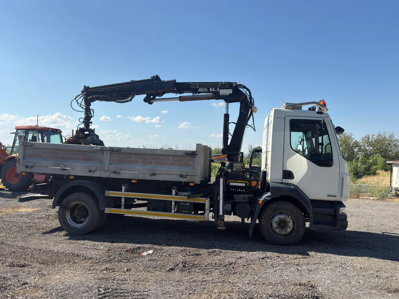 Daf 55 Самосвал с кран+ щипка, снимка 8 - Камиони - 55950985