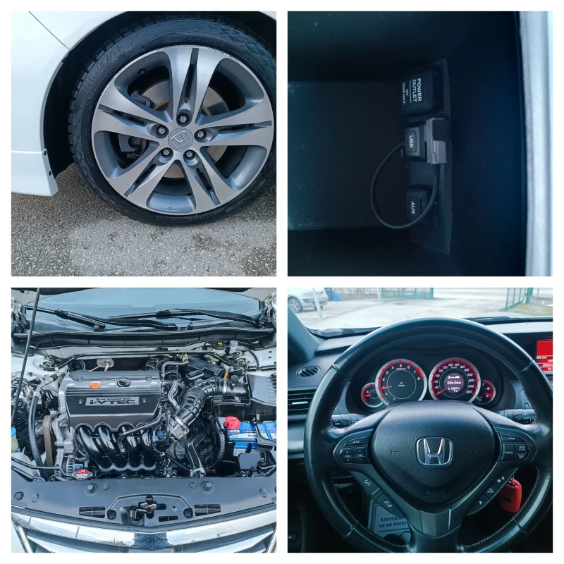 Honda Accord 2.4i-201кс-ШВЕЙЦАРИЯ-РЪЧКА-6ск-FACELIFT-TypeS, снимка 17 - Автомобили и джипове - 53396289