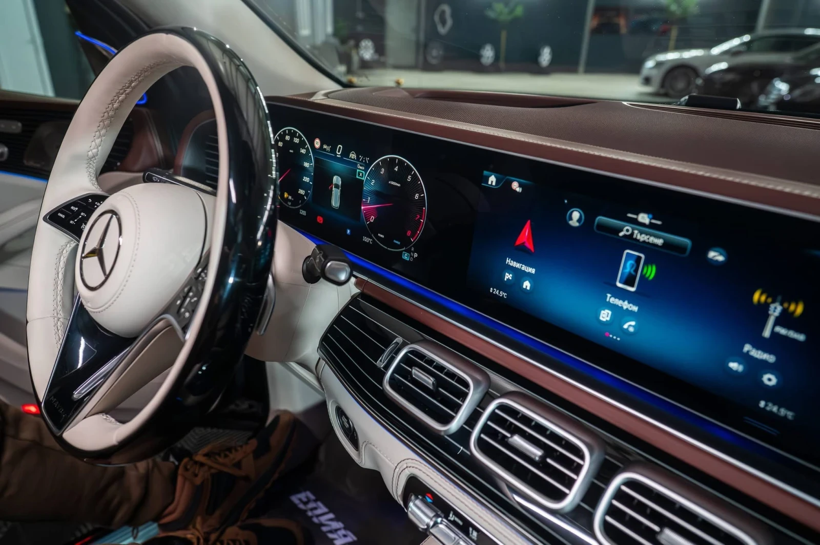 Mercedes-Benz GLS 600 MAYBACH 20�� ���� BURM �������� ������ 100% | Mobile.bg � ����������� 12