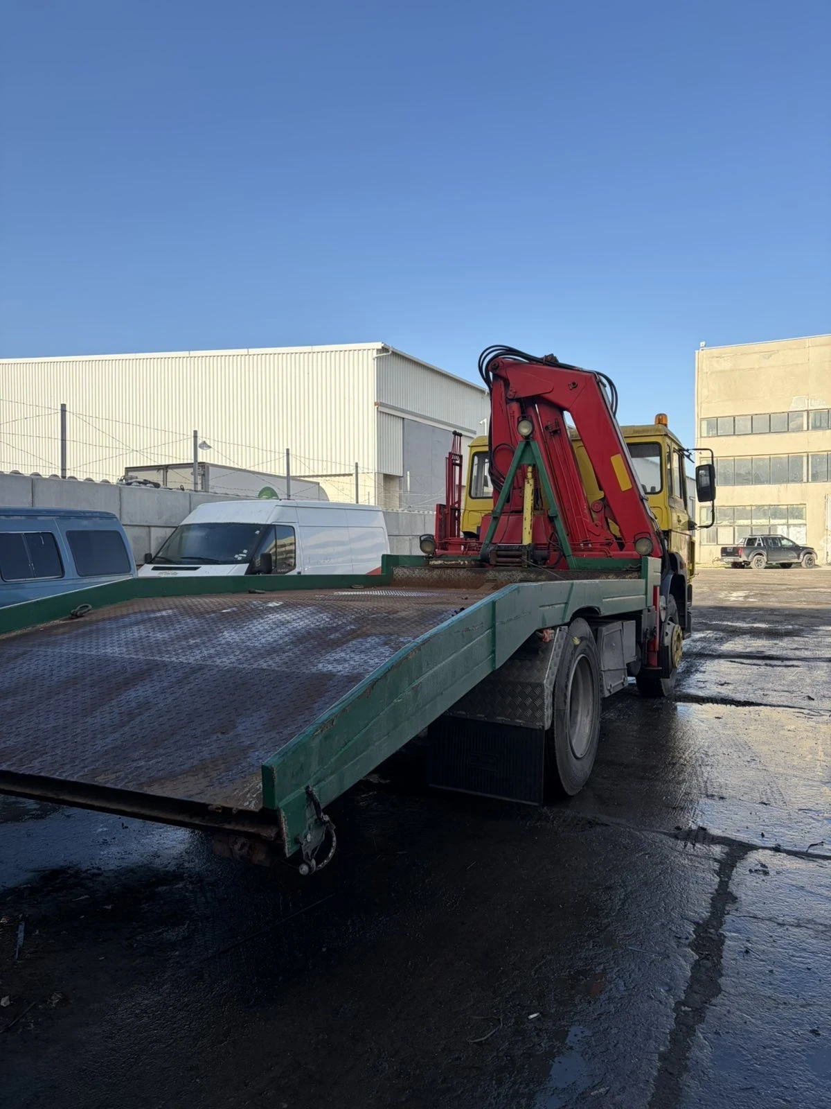 Daf 1900 Платформа с кран - изображение 4