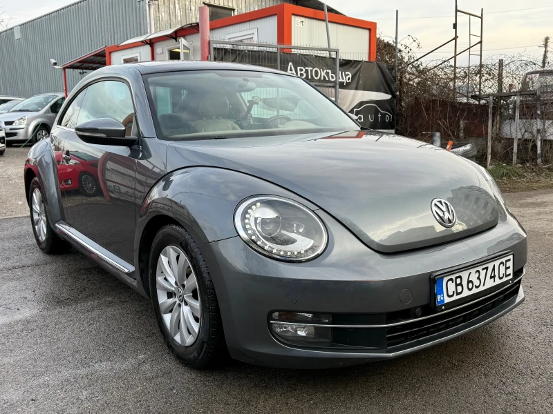 VW Beetle 2.0TDI Desing/DSG/Автопилот/Кожа/Подгрев/LED/Xenon, снимка 1 - Автомобили и джипове - 48885493