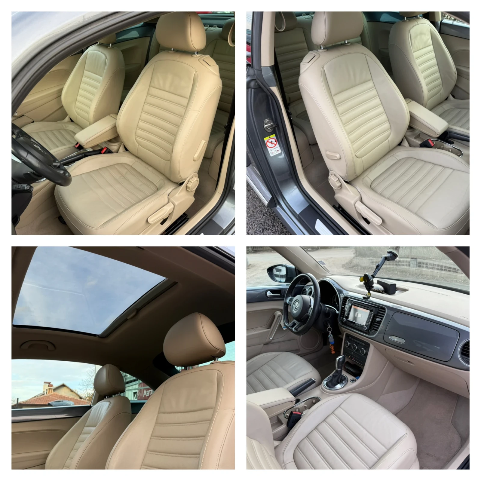 VW Beetle 2.0TDI Desing/DSG/Автопилот/Кожа/Подгрев/LED/Xenon | Mobile.bg — изображение 14