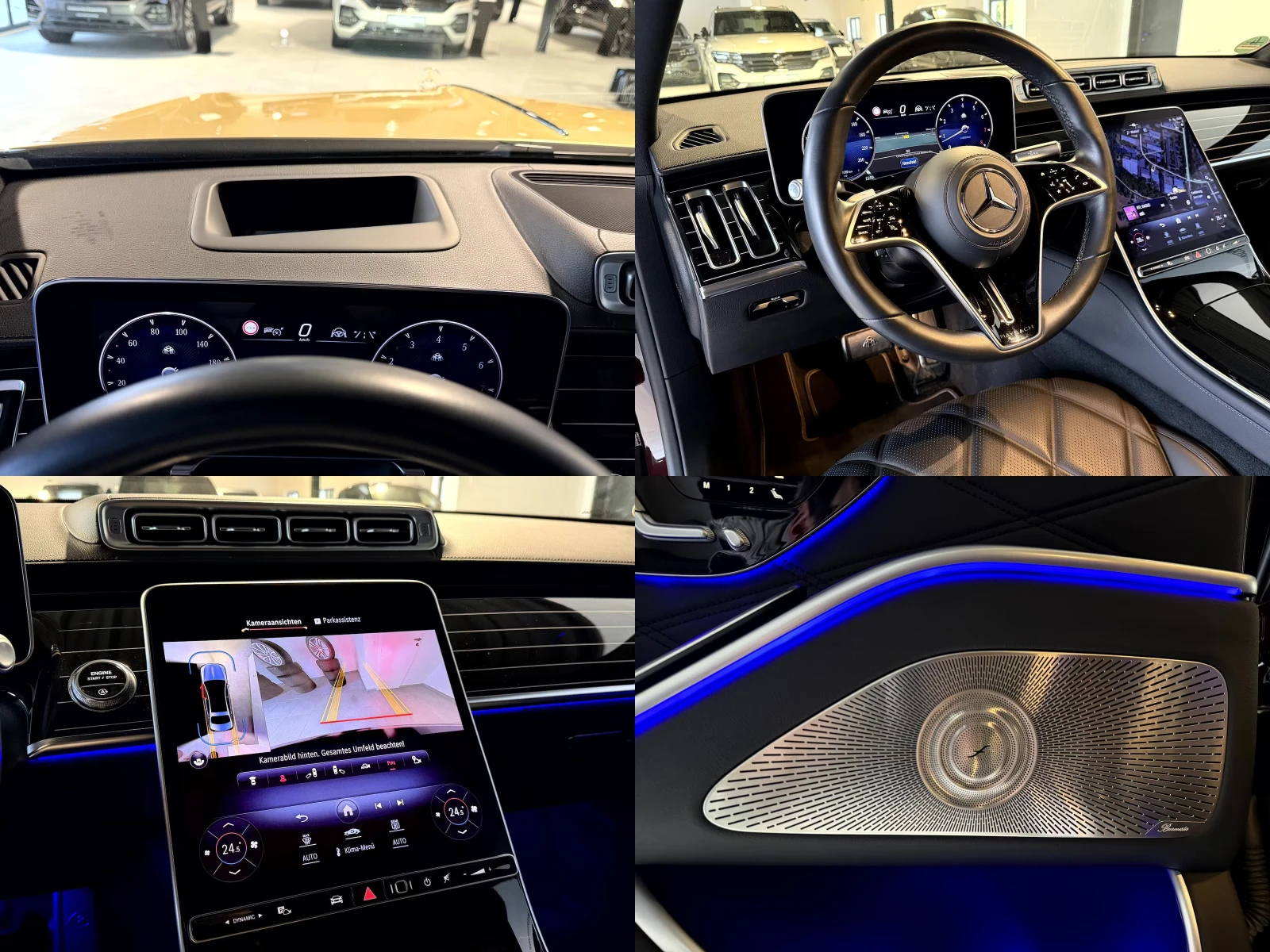 Mercedes-Benz S 580 MAYBACH/503HP/4M/PANO/MASS/BURM/360/241h, снимка 16 - Автомобили и джипове - 54702707