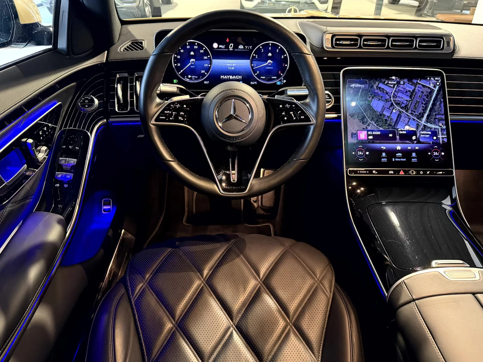 Mercedes-Benz S 580 MAYBACH/503HP/4M/PANO/MASS/BURM/360/241h, снимка 9 - Автомобили и джипове - 54702707