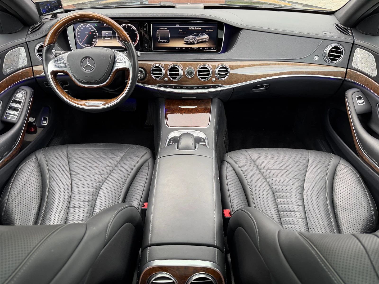 Mercedes-Benz S 500 AMG Long 4-Matic * 58000км!* НОВ, снимка 10 - Автомобили и джипове - 56088389