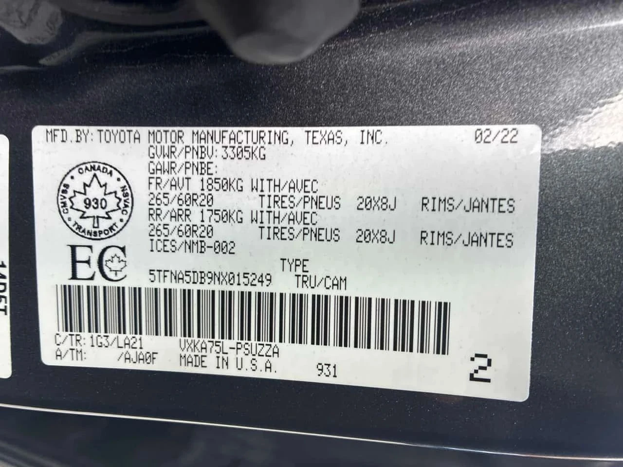 Toyota Tundra, снимка 11 - Автомобили и джипове - 56683795
